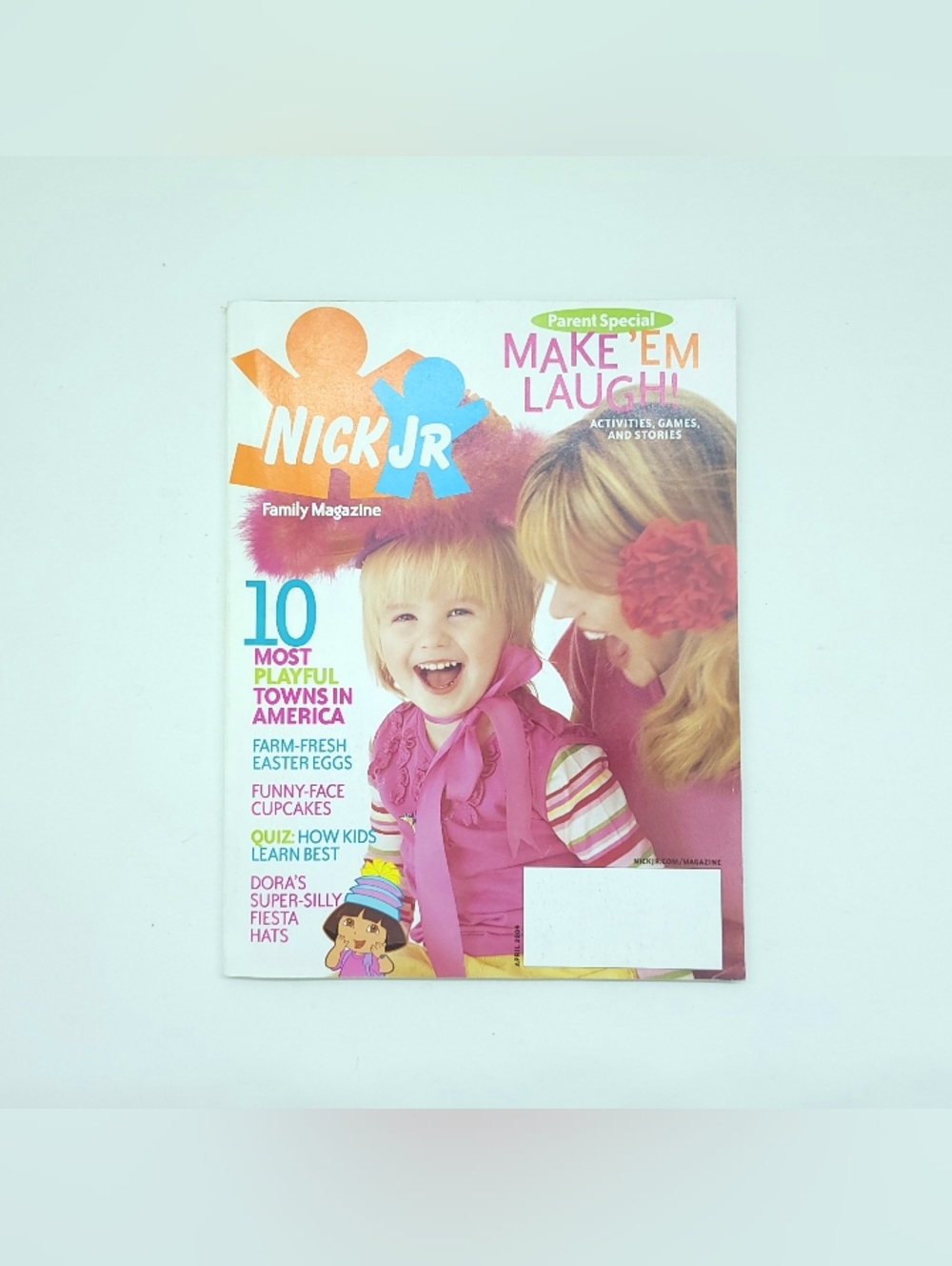Nick Jr Family Magazine Make Em Laugh Parent Special April 2004 Issue Vintage